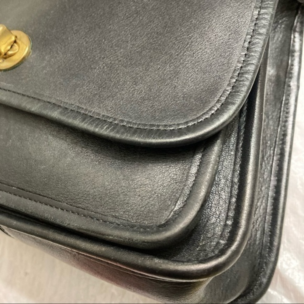 Coach 9061 vintage black leather rambler bag - Picture 6 of 16